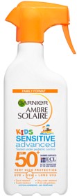Bild på Garnier Ambre Solaire Kids Sensitive Advanced Spray SPF 50+ 300 ml