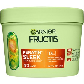 Bild på Garnier Fructis Keratin Sleek hårinpacking 370 ml