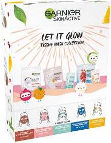 Bild på Garnier Let It Glow Tissue Mask Collection
