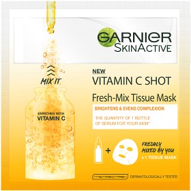 Bild på Garnier Skin Active Fresh-Mix Tissue Mask Vitamin C Shot 33 g
