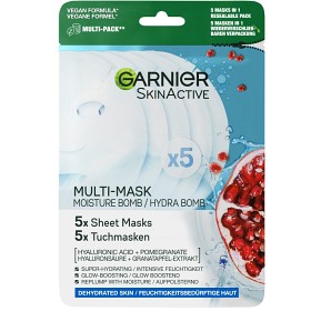 Bild på Garnier Skin Active Moisture Bomb Pomegranate Hydrating Sheet Mask 5 st