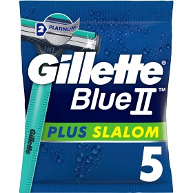 Bild på Gillette Blue II Plus Slalom engångsrakhyvlar, 5 st