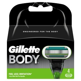 Bild på Gillette Body rakblad 4 st