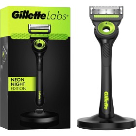 Bild på Gillette Labs rakhyvel med exfolieringsremsa 1 rakblad Neon Night