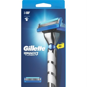 Bild på Gillette Mach3 Turbo 3D Rakhyvel med 2 rakblad