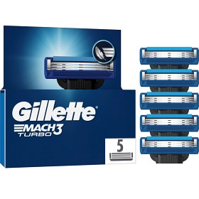 Bild på Gillette Mach3 Turbo rakblad, 5 st