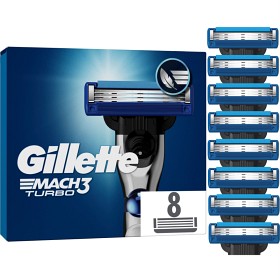 Bild på Gillette Mach3 Turbo rakblad, 8 st