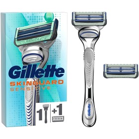 Bild på Gillette Skinguard Sensitive Aloe Rakhyvel med 2 rakblad