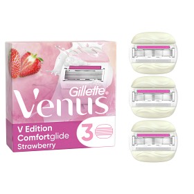 Bild på Gillette Venus Comfortglide Strawberry rakblad 3 st