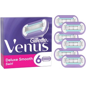 Bild på Gillette Venus Deluxe Smooth Swirl rakblad 6 st