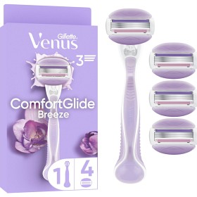 Bild på Gillette Venus ComfortGlide Breeze rakhyvel, 4 st rakblad