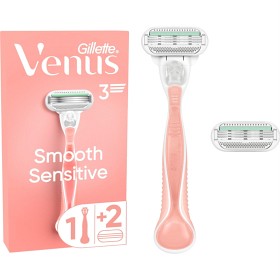 Bild på Gillette Venus Smooth Sensitive rakhyvel 2 st rakblad