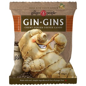 Bild på The Ginger People Ingefärsgodis Kaffe 150 g