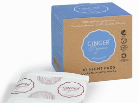 Bild på Ginger Organic Nattbinda 10 st