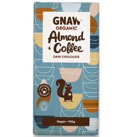 Bild på Gnaw Almond & Coffee Dark Chocolate 100 g