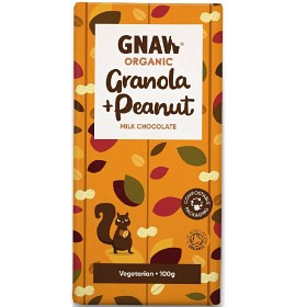 Bild på Gnaw Granola & Peanut Milk Chocolate 100 g
