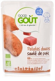 Bild på Good Gout Sötpotatis med stekt fläskkött 170 g