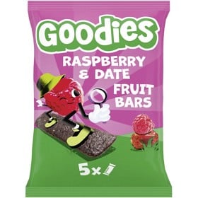 Bild på Goodies Fruit Bar Raspberry/Date Multipack 100 g