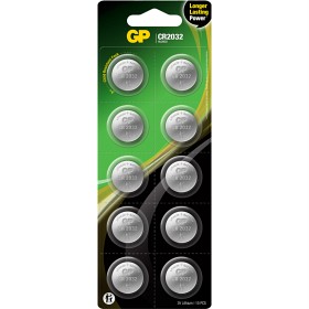 Bild på GP Batteries Knappcell Litium CR2032, 10-pack