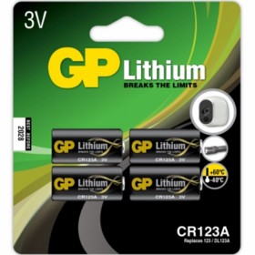 Bild på GP CR123A Lithium PRO 3V 4-pack