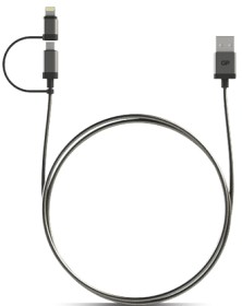 Bild på GP MFI Lightning/Micro USB Kabel 1 m CB18