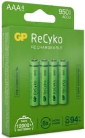 Bild på GP ReCyko NiMH 100AAAHCE-2WB4 4-pack