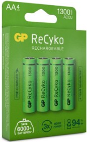 Bild på GP ReCyko  NiMH 130AAHCE-2WB4 4-pack