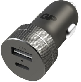 Bild på GP USB-A och USB-C Biladapter CC51