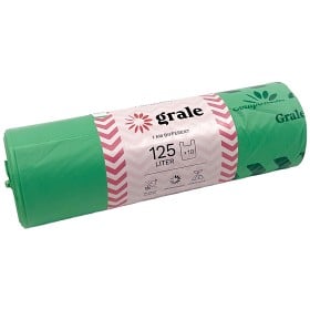 Bild på Grale Avfallspåse Sopsäck Extra stark, 125L 10-pack