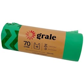 Bild på Grale Avfallspåse Sopsäck Extra stark, 70L 10-pack