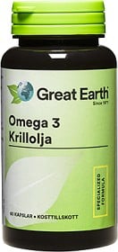 Bild på Great Earth Krill Omega 3 60 kapslar