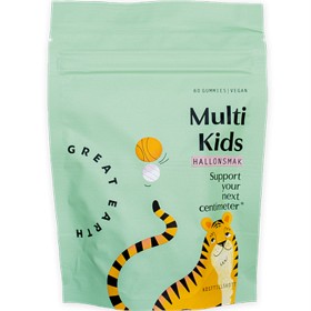 Bild på Great Earth Multi Kids refillpåse 60 tuggtabletter