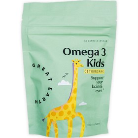 Bild på Great Earth Omega 3 Kids refillpåse 60 tuggtabletter