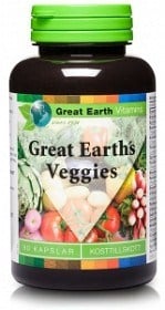 Bild på Great Earth Super Veggies 90 kapslar 