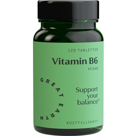 Bild på Great Earth Vitamin B6 12 mg 120 tabletter