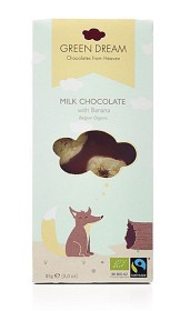 Bild på Green Dream Milk Chocolate with Banana 85 g