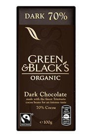 Bild på Green & Blacks Dark Chocolate 70% 100 g