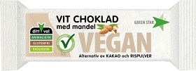 Bild på Green Star Vit choklad med mandel 40 g