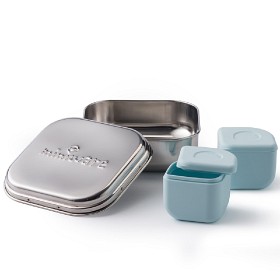 Bild på Miniware GrowBento Lunch Set Chrome/Aqua