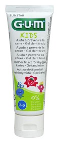 Bild på GUM Kids Barntandkräm 2-6 år jordgubbsmak, 50 ml