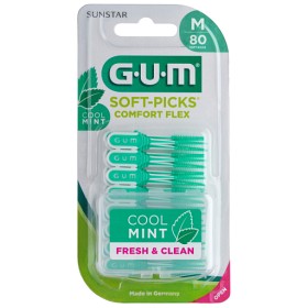 Bild på GUM Soft-Picks Comfort Flex Mint Medium 80 st