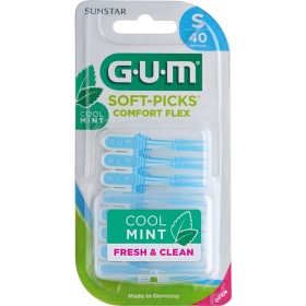 Bild på GUM Soft-Picks Comfort Flex Cool Mint Small 40 st