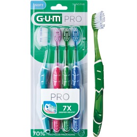 Bild på GUM Pro tandborste 4 st