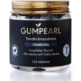 Bild på Gumpearl Charcoal tandkrämstablett 124 st