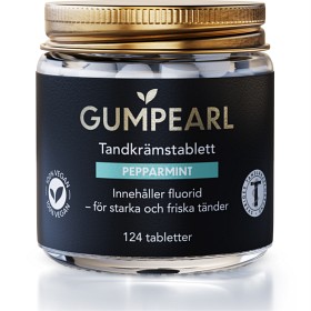 Bild på Gumpearl Pepparmint tandkrämstablett 124 st