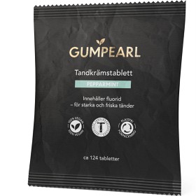 Bild på Gumpearl Pepparmint tandkrämstablett refill 124 st