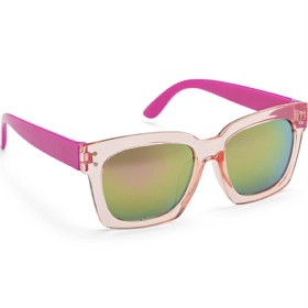 Bild på Haga Eyewear Bright Transparent Pink - Mirror lens