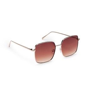 Bild på Haga Eyewear Champagne Gold Metal - Brown Gradient lens