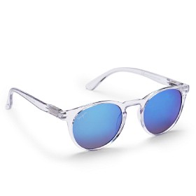 Bild på Haga Eyewear Flash Transparent - Blue Mirror lens