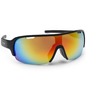 Bild på Haga Eyewear Kawasaki Matt Black - Red Mirror lens